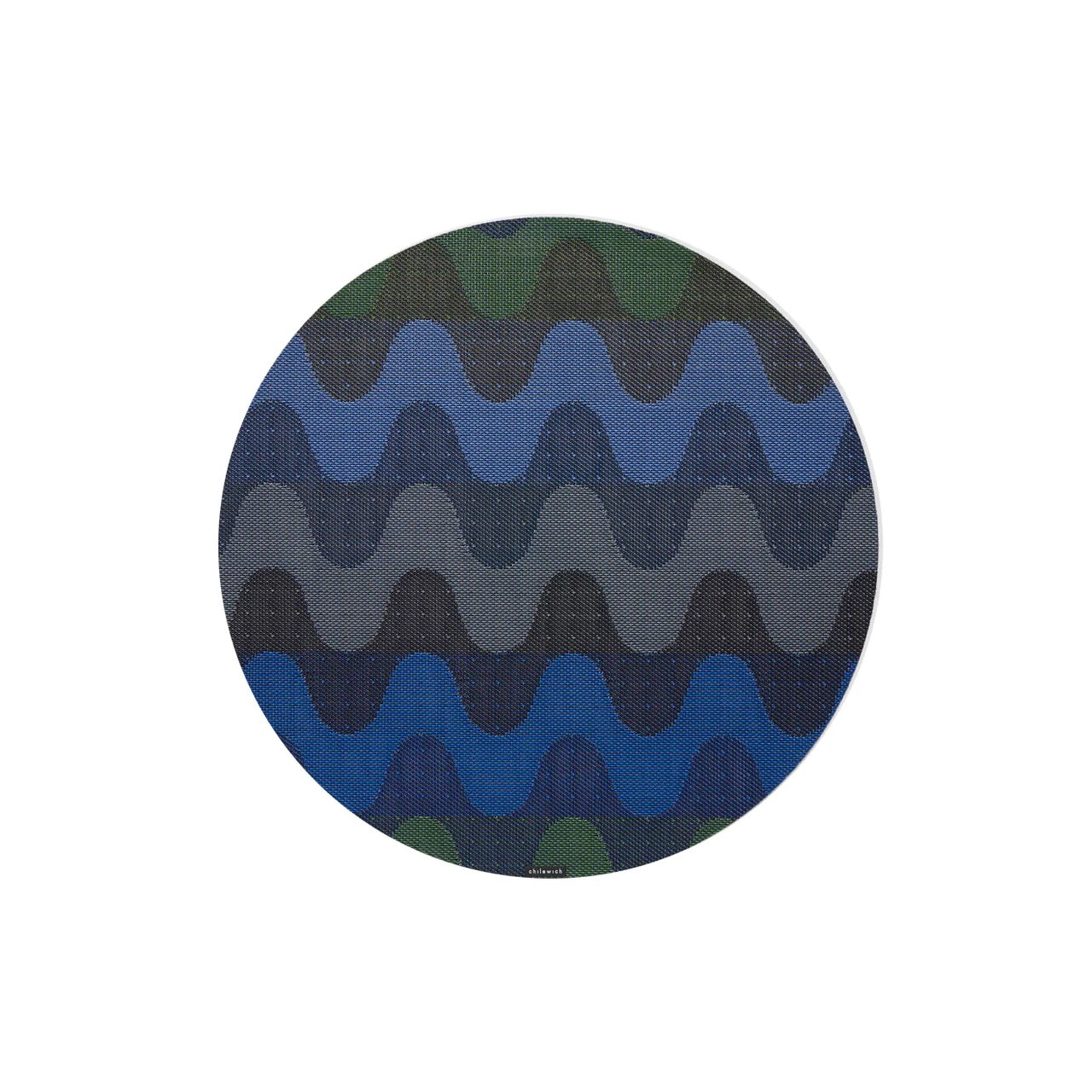 Wiggle Round Placemat | Deep Sea - Chilewich LLC - bluecashew kitchen homestead