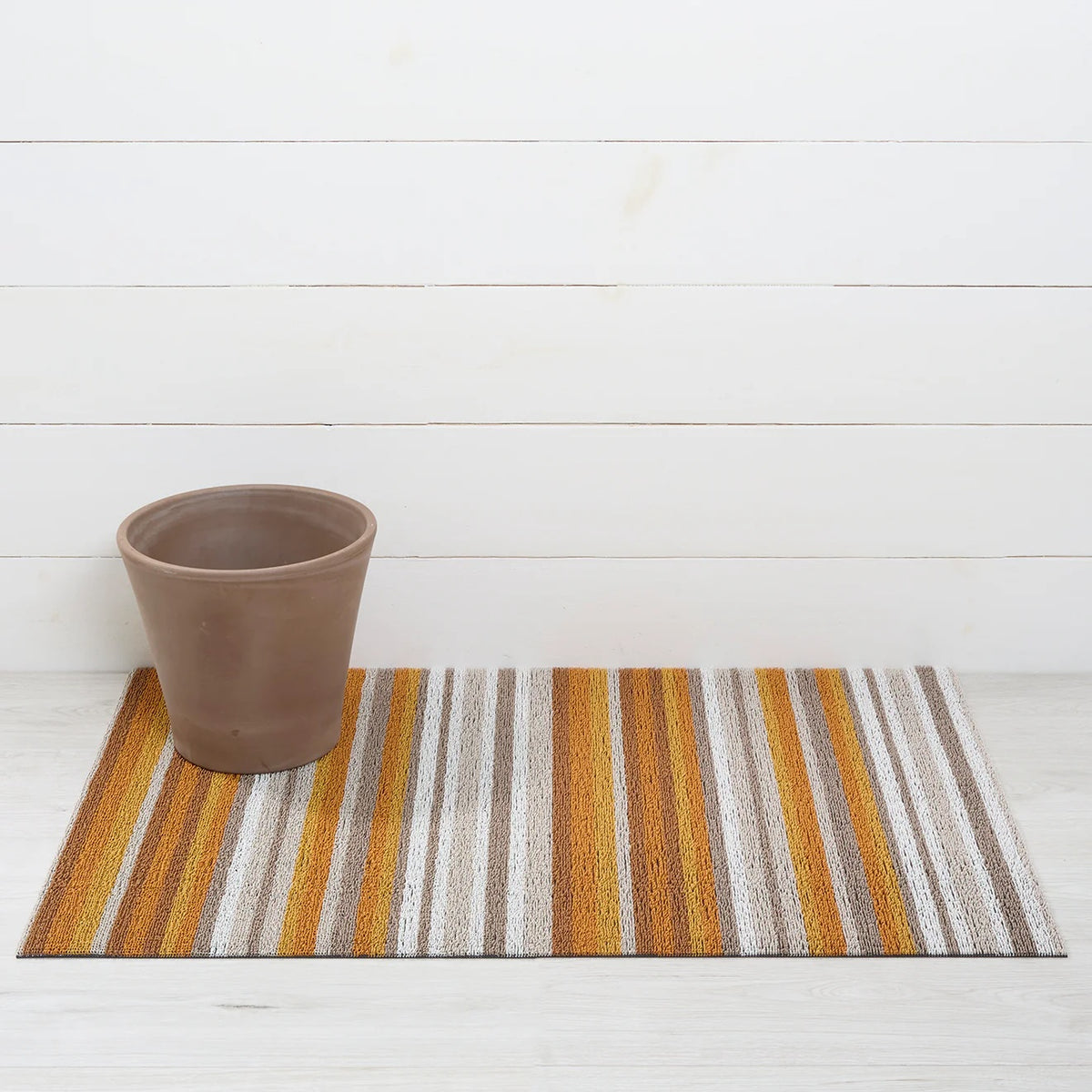 Horizon Stripe Shag Utility Mat | Desert - Chilewich LLC - bluecashew kitchen homestead