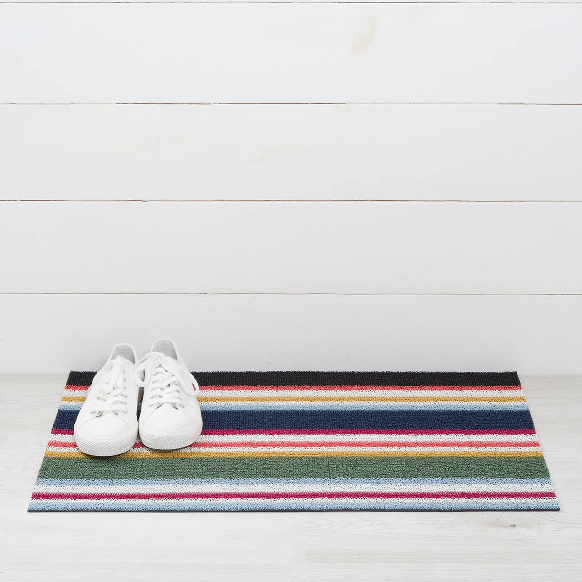 Shuffle Stripe Shag Doormat | Petunia - Chilewich LLC - bluecashew kitchen homestead