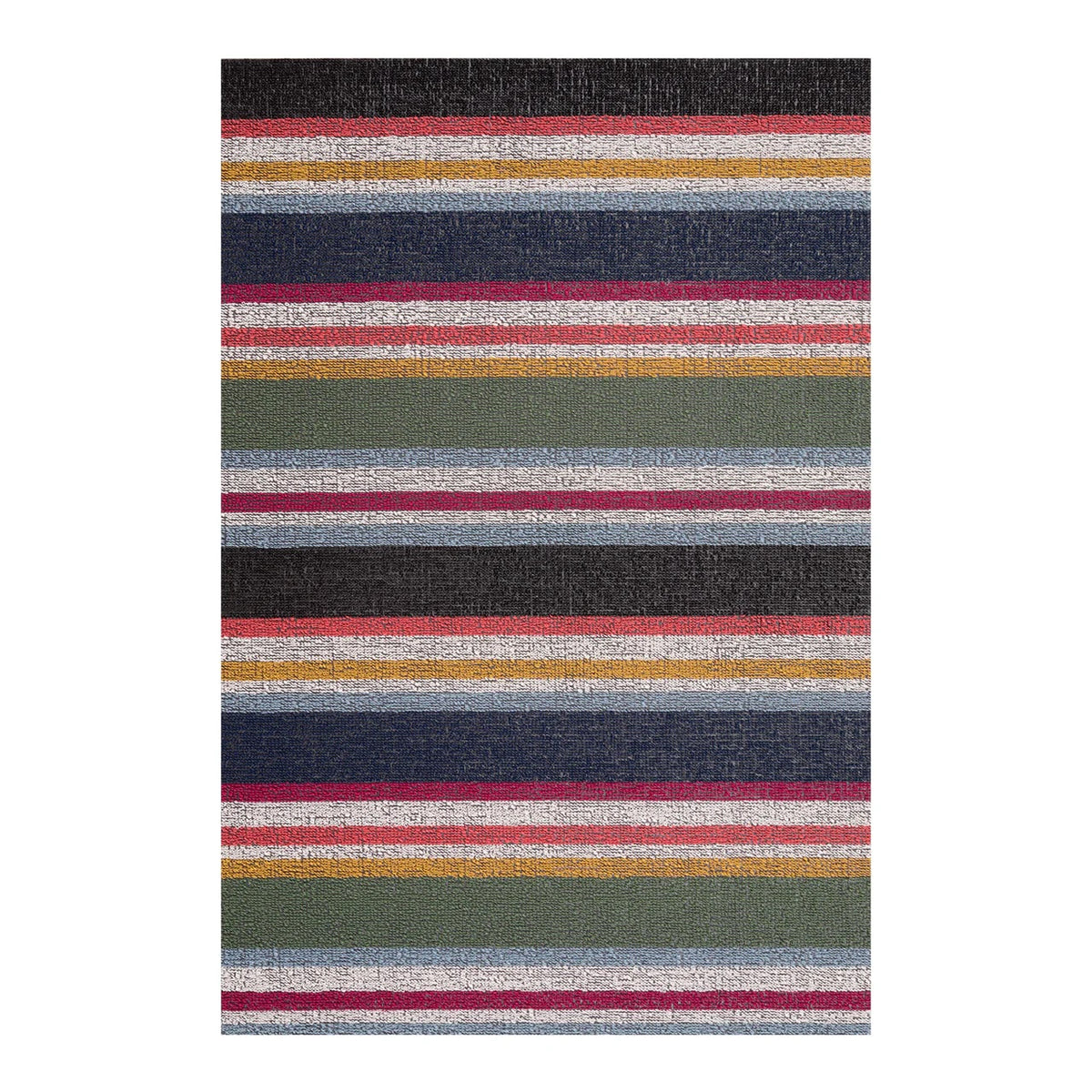 Shuffle Stripe Shag Utility Mat | Petunia - Chilewich LLC - bluecashew kitchen homestead