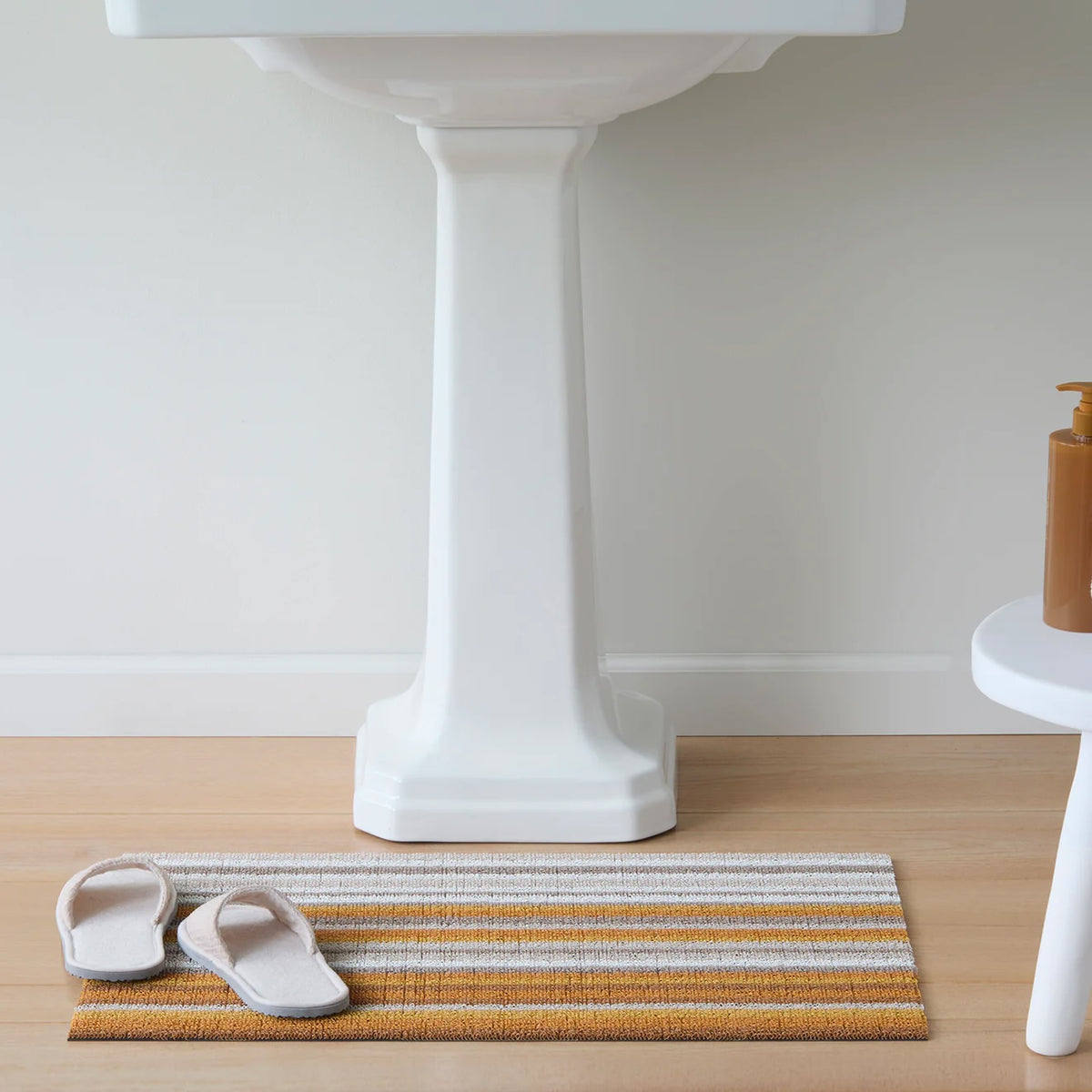 Horizon Stripe Shag Doormat | Desert - Chilewich LLC - bluecashew kitchen homestead