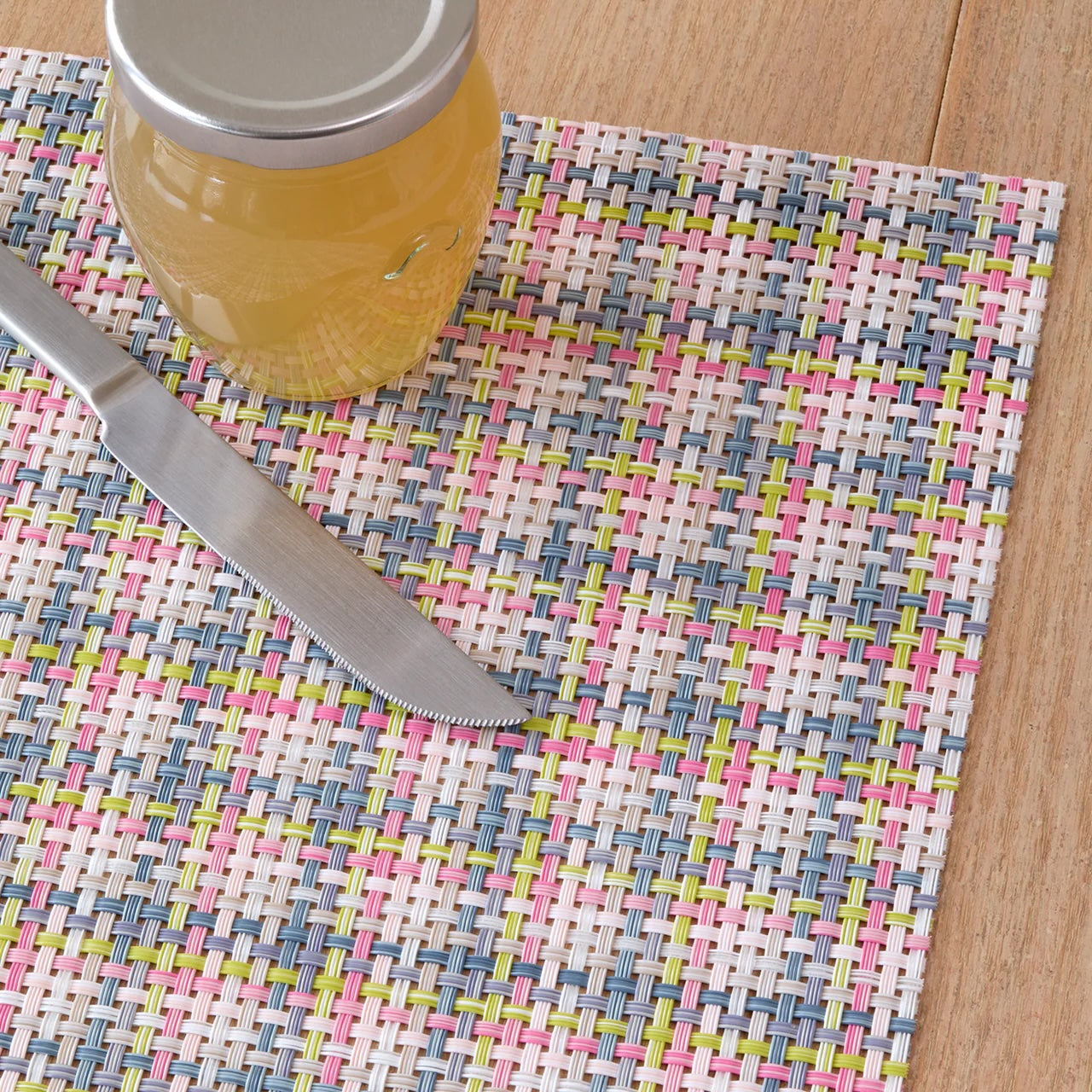 Basketweave Placemat | Begonia - Chilewich LLC - bluecashew kitchen homestead