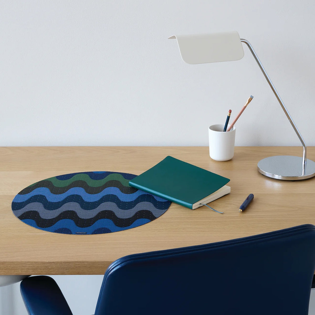 Wiggle Round Placemat | Deep Sea - Chilewich LLC - bluecashew kitchen homestead