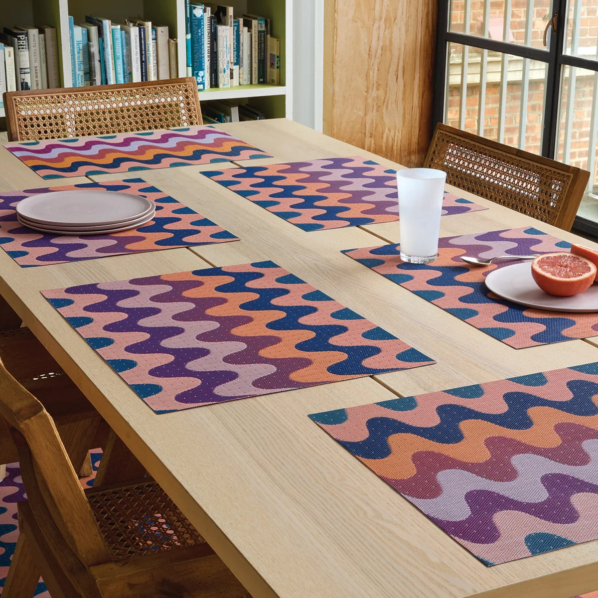 Wiggle Placemat | Heatwave - Chilewich LLC - bluecashew kitchen homestead