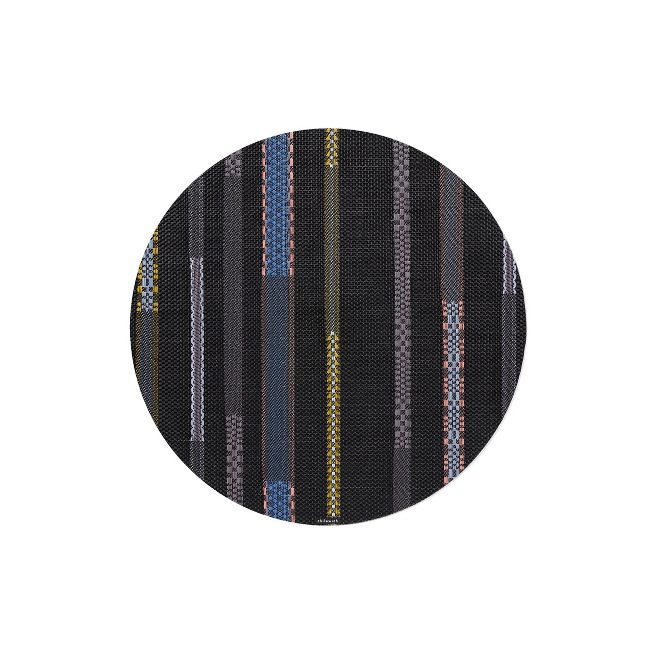 Applique Round Placemat | Nero