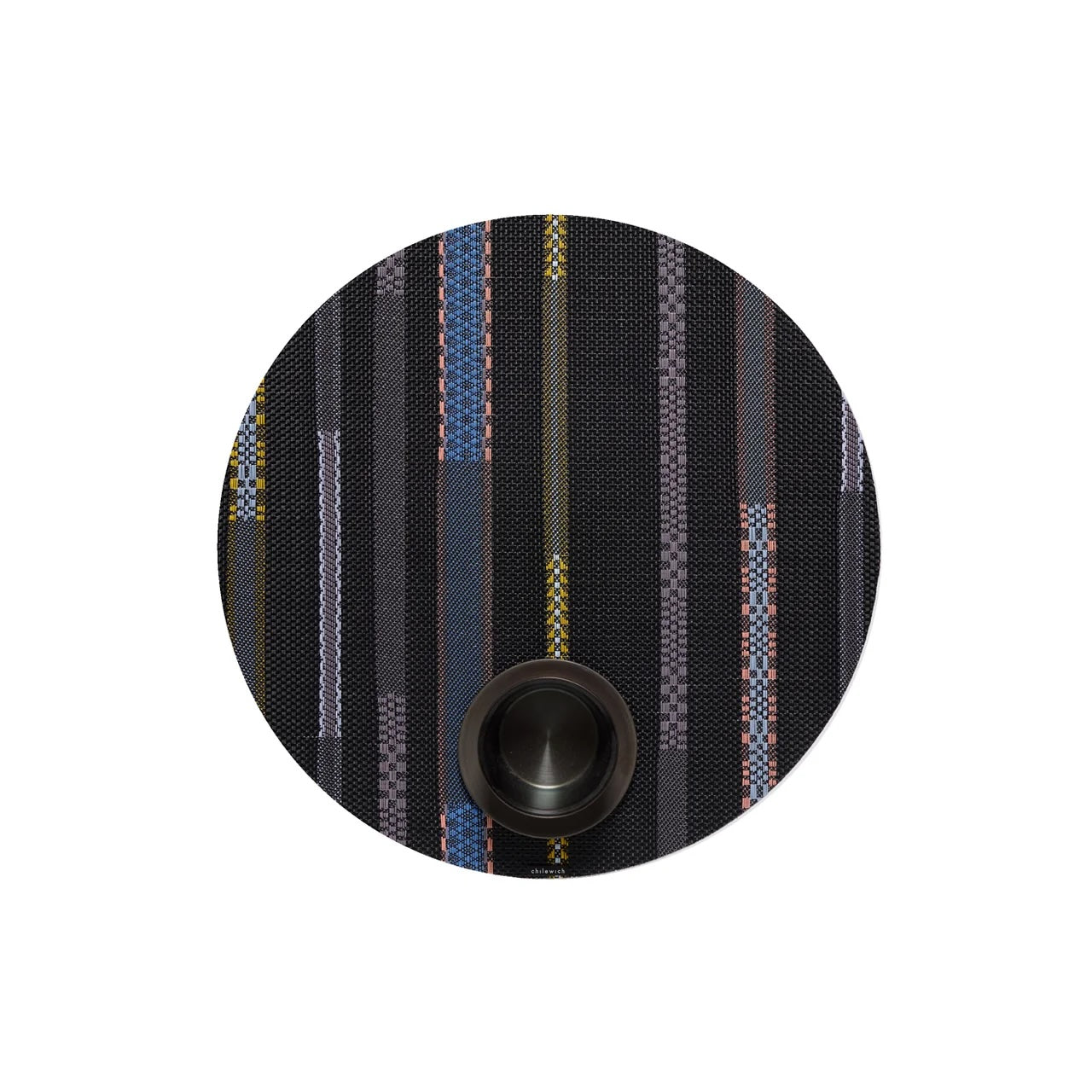 Applique Round Placemat | Nero