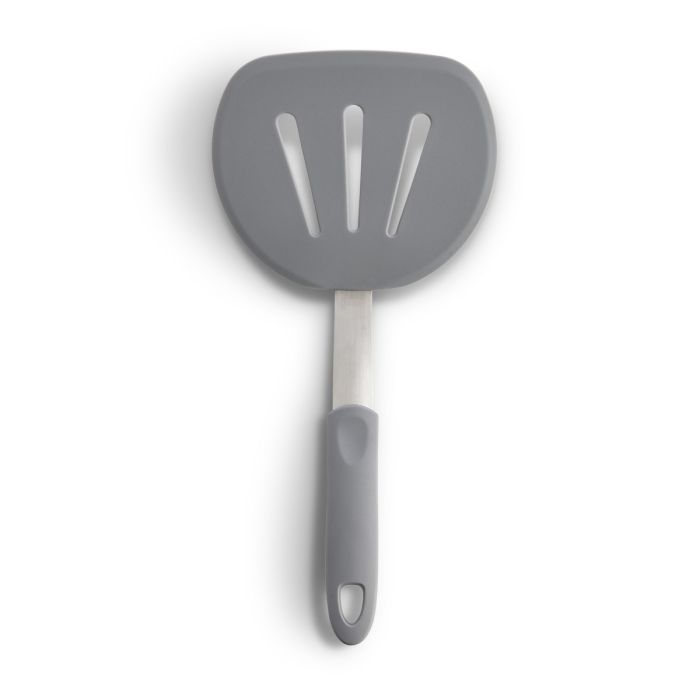 Wide Slotted Silicone Spatula