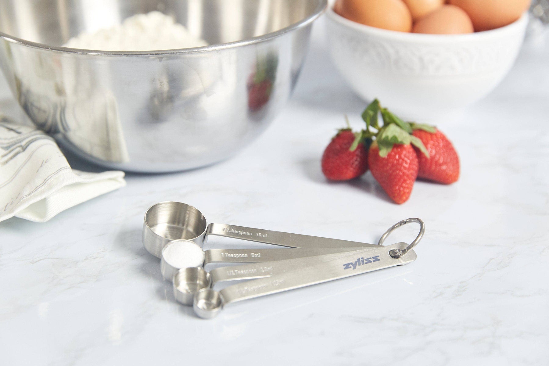 Stainless Steel Measuring Spoons - DKHB [Zyliss, Cole & Mason, Swissmar, AdHoc, Ken Hom] - bluecashew kitchen homestead