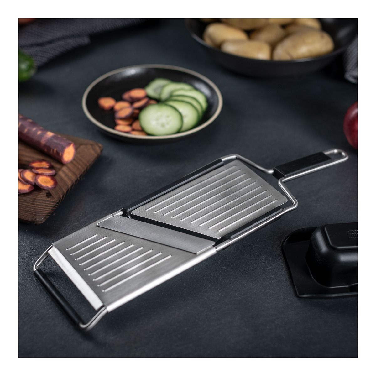 Essential  Mandoline - Kuhn Rikon - bluecashew kitchen homestead