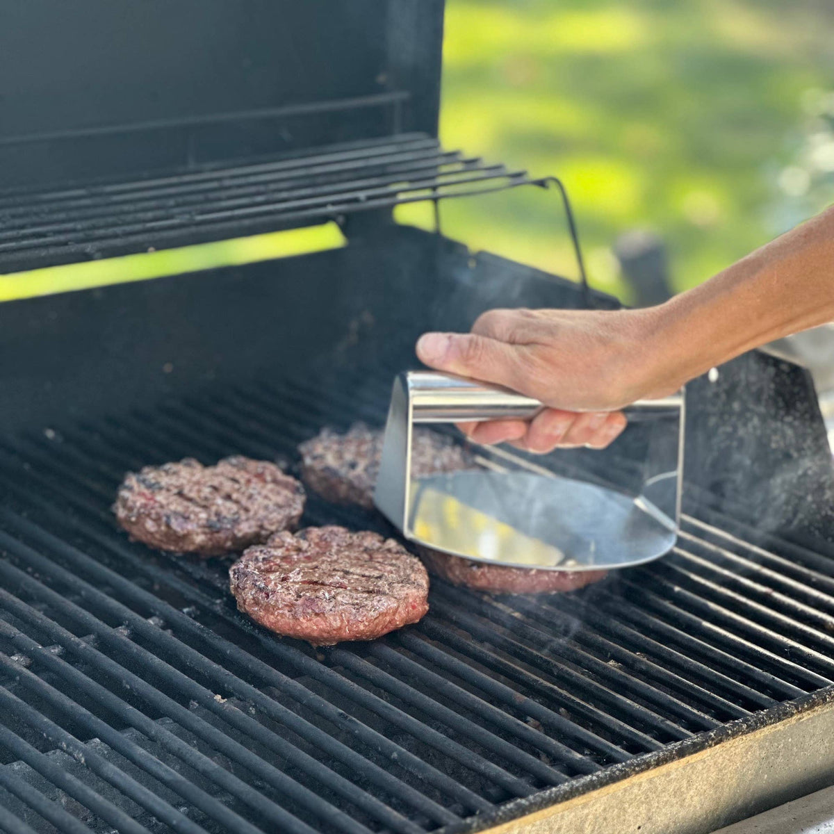 Stainless Steel Burger Smasher - Fox Run Brands - Bluecashew Kitchen Homestead