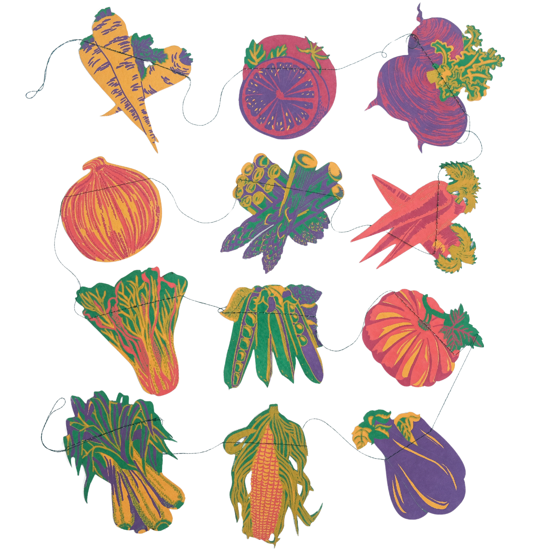 Vegetables Sewn Garland