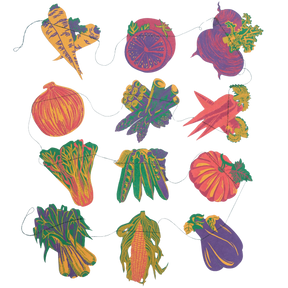 Vegetables Sewn Garland