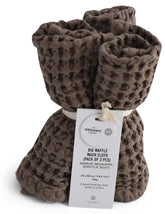 Big Waffle Wash Cloth (3 pack) | Clay - The Organic Company - bluecashew kitchen homestead
