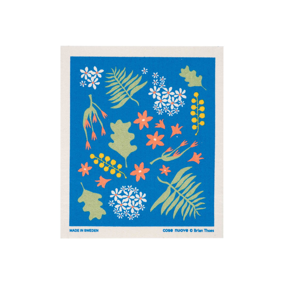 Swedish Dishcloth - Spring Foliage - Cose Nuove - bluecashew kitchen homestead