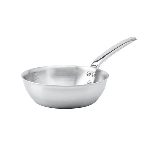 ALCHIMY 3-ply Stainless Steel Rounded 9.5" Sauté Pan - De Buyer - Bluecashew Kitchen Homestead