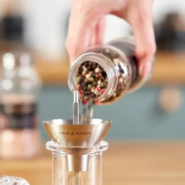 Stainless Steel Funnel - DKHB [Zyliss, Cole & Mason, Swissmar, AdHoc, Ken Hom] - bluecashew kitchen homestead