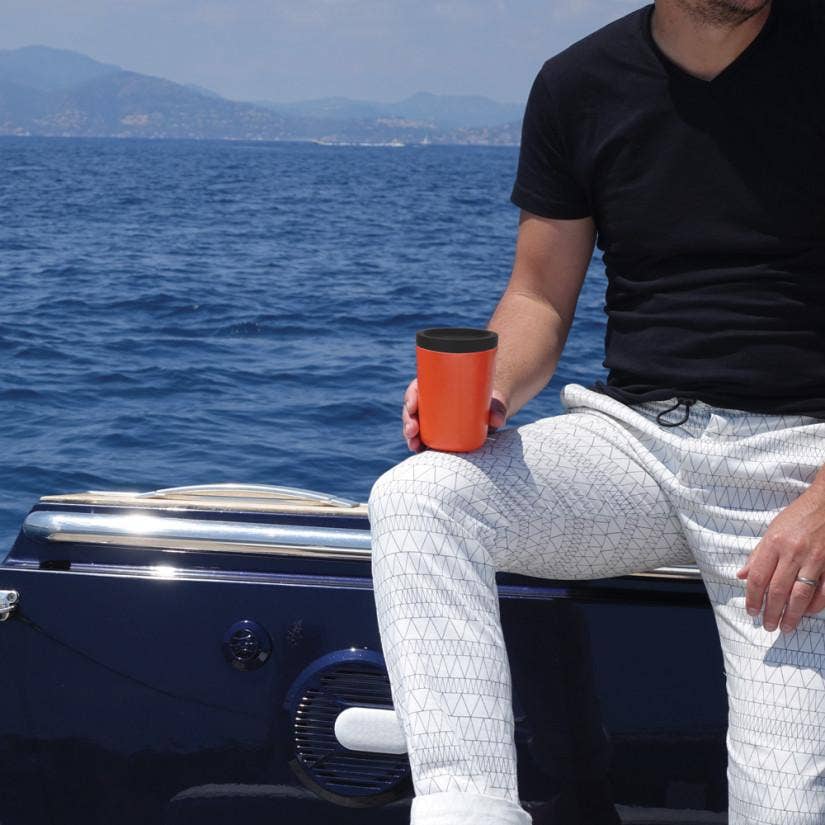 Go Reusable 12oz Coffee Cup | Persimmon - EKOBO - bluecashew kitchen homestead