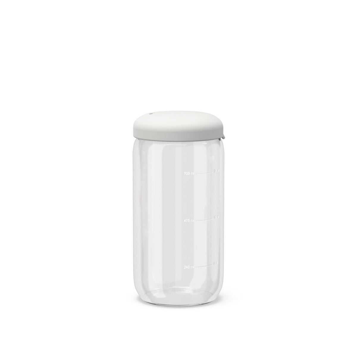 Food Storage Jar in Borosilicate Glass 25 oz - Cloud: Cloud - EKOBO - bluecashew kitchen homestead