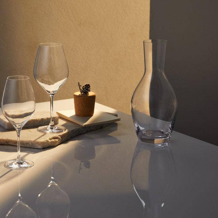 Holmegaard - Cabernet - Glass Water Carafe w/ Cork - 40.6 oz - Danish Design Collective - bluecashew kitchen homestead