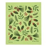 Winter Foliage Swedish Dishcloth - Cose Nuove - bluecashew kitchen homestead