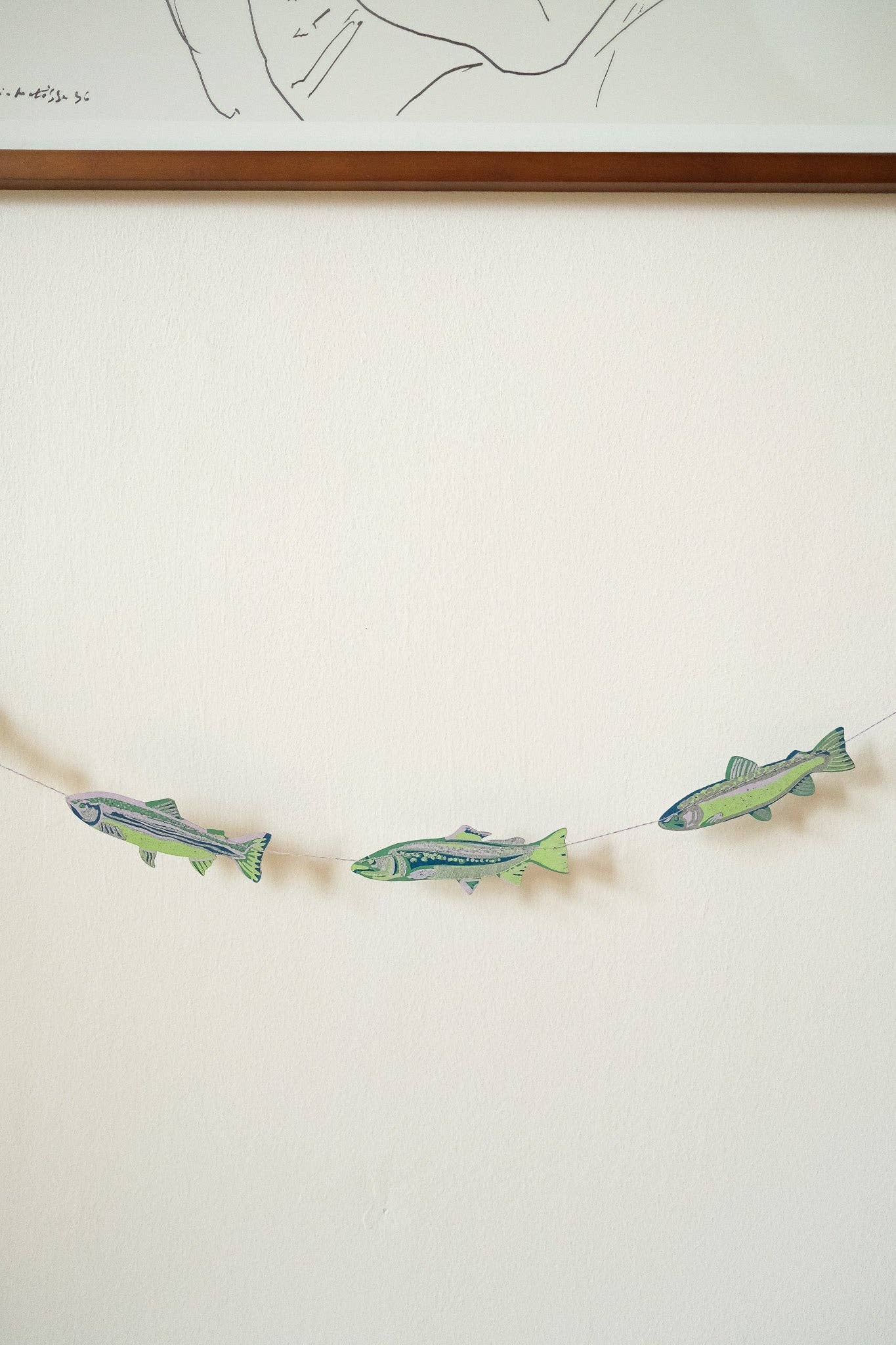 Tasty Anchovies Sewn Garland