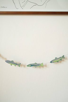 Tasty Anchovies Sewn Garland