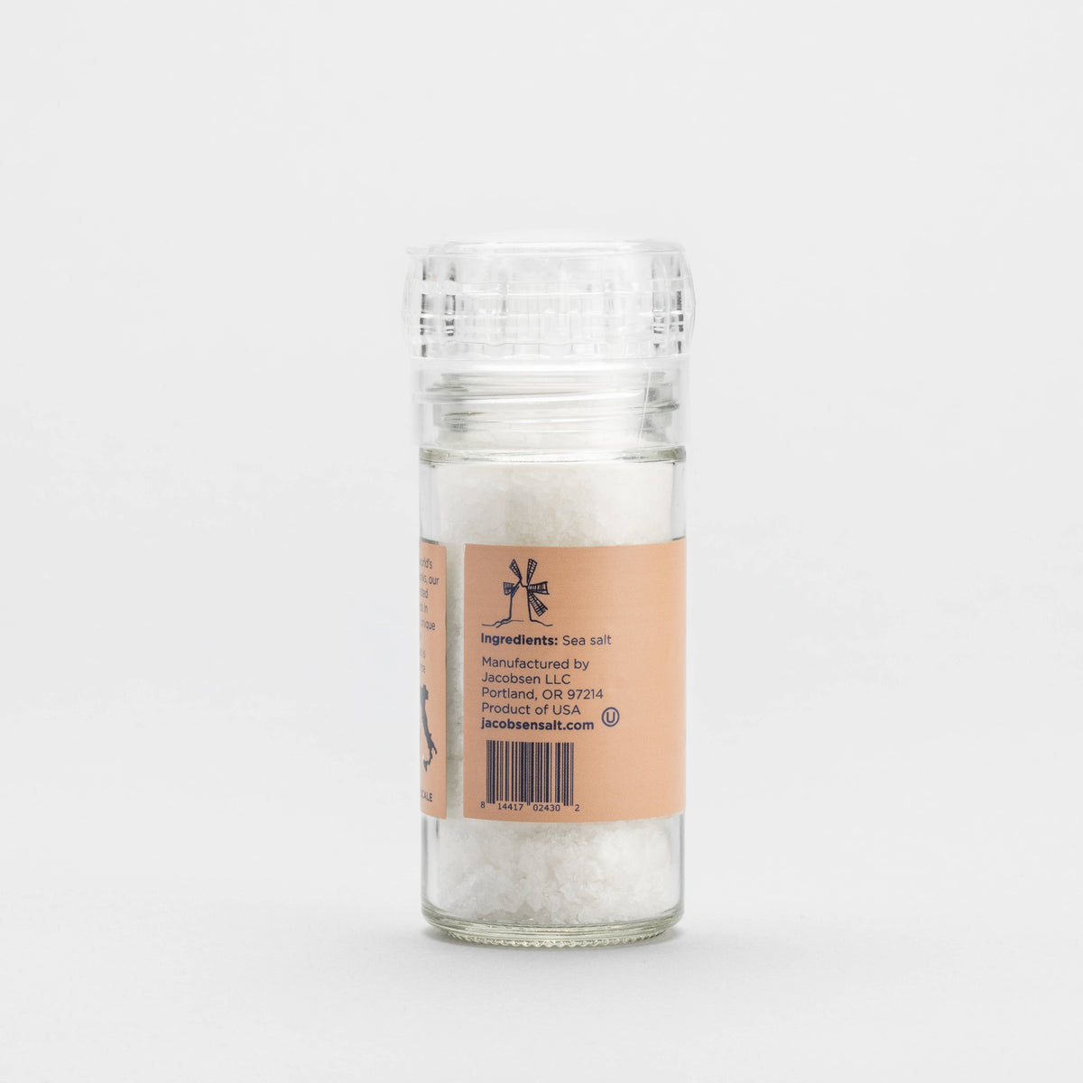 Pure Italian Coarse Sea Salt Grinder - Jacobsen Salt Co. - bluecashew kitchen homestead