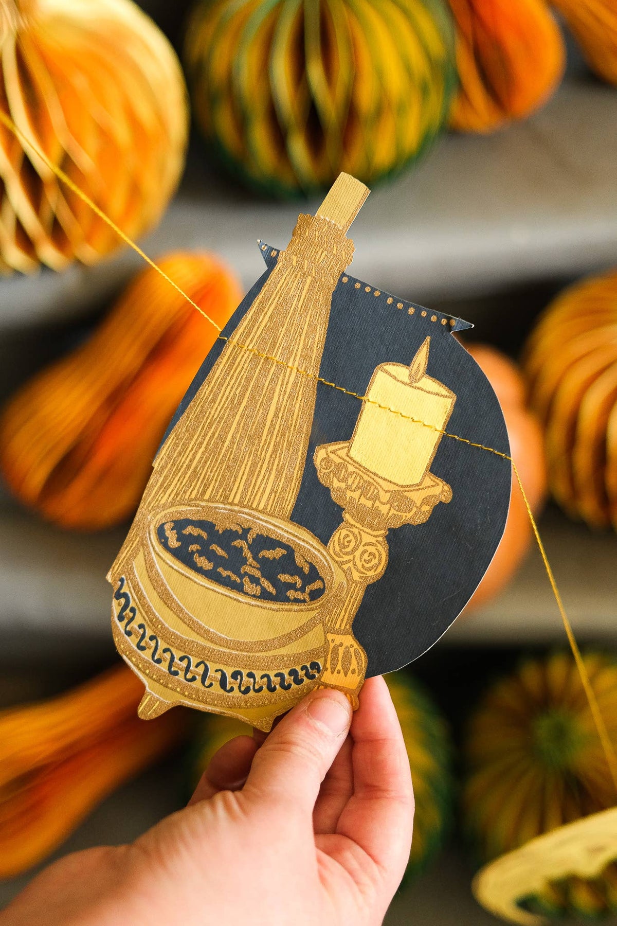 Samhain Garland - East End Press - bluecashew kitchen homestead