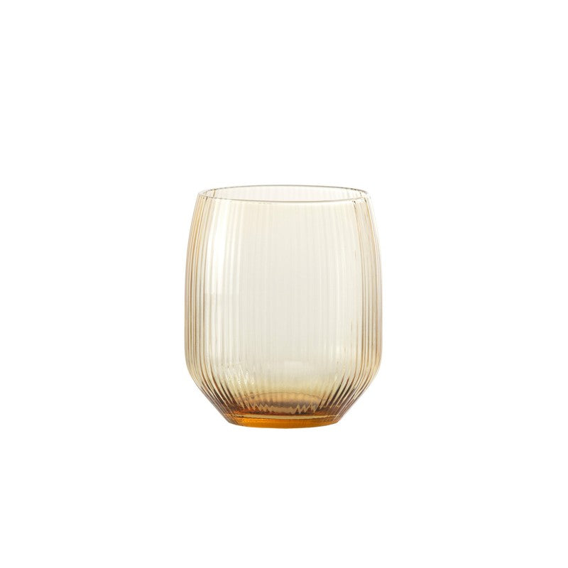 Estiva Textured Tumbler | Ginger Gold - Fortessa Inc - bluecashew kitchen homestead