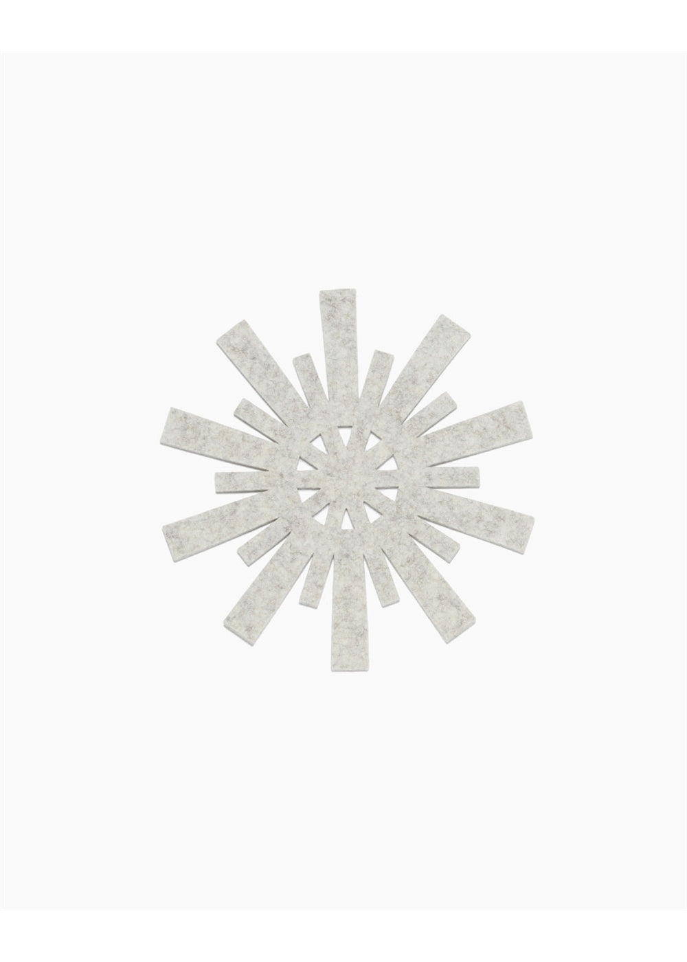 Starburst Felt Trivet | Heather White