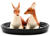 Deer Salt + Pepper Shakers