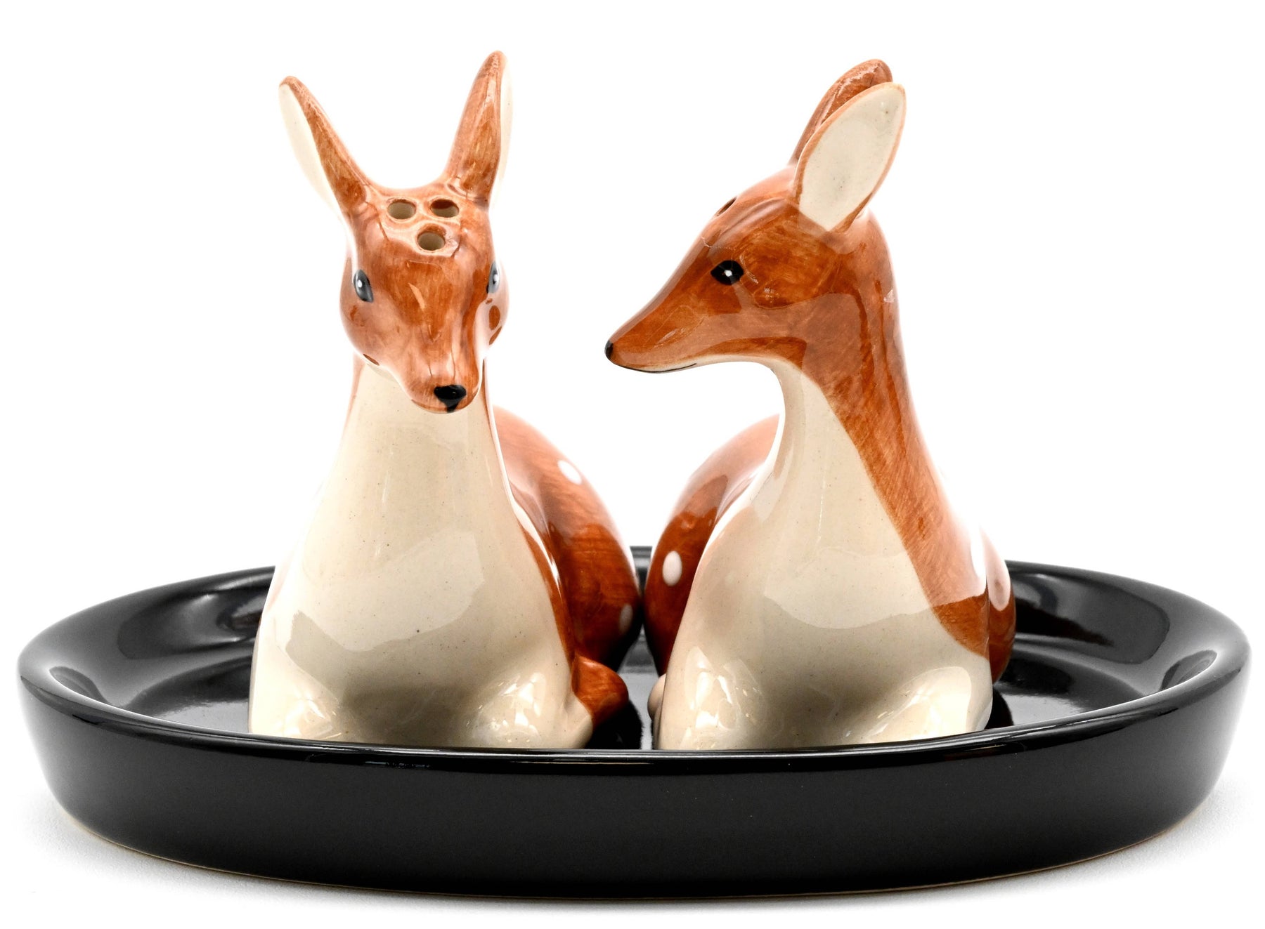 Deer Salt + Pepper Shakers
