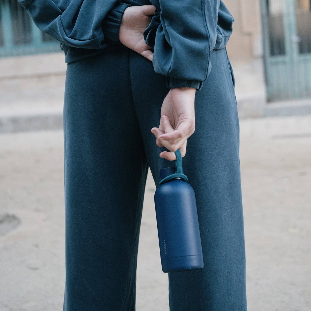 Go Reusable Insulated 12oz Bottle | Midnight Blue - EKOBO - bluecashew kitchen homestead