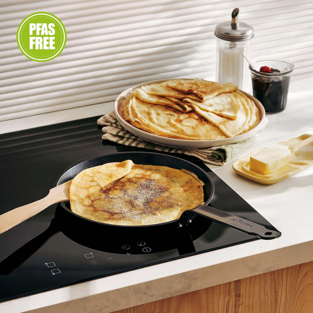 CERANOA Ceramic Non-Stick Crêpe Pan | 10.25" - De Buyer - bluecashew kitchen homestead