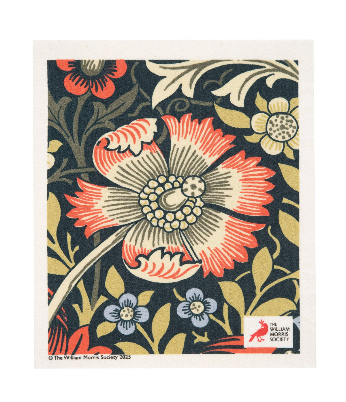 William Morris Compton Green Swedish Dishcloth