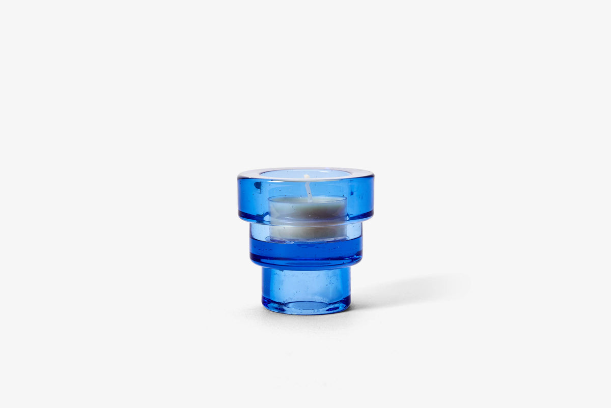 Terrace Candle Holder | Blue - Areaware - Bluecashew Kitchen Homestead