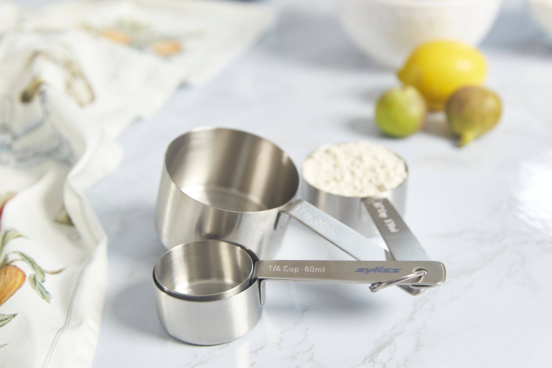 Stainless Steel Measuring Cups - DKHB [Zyliss, Cole & Mason, Swissmar, AdHoc, Ken Hom] - bluecashew kitchen homestead