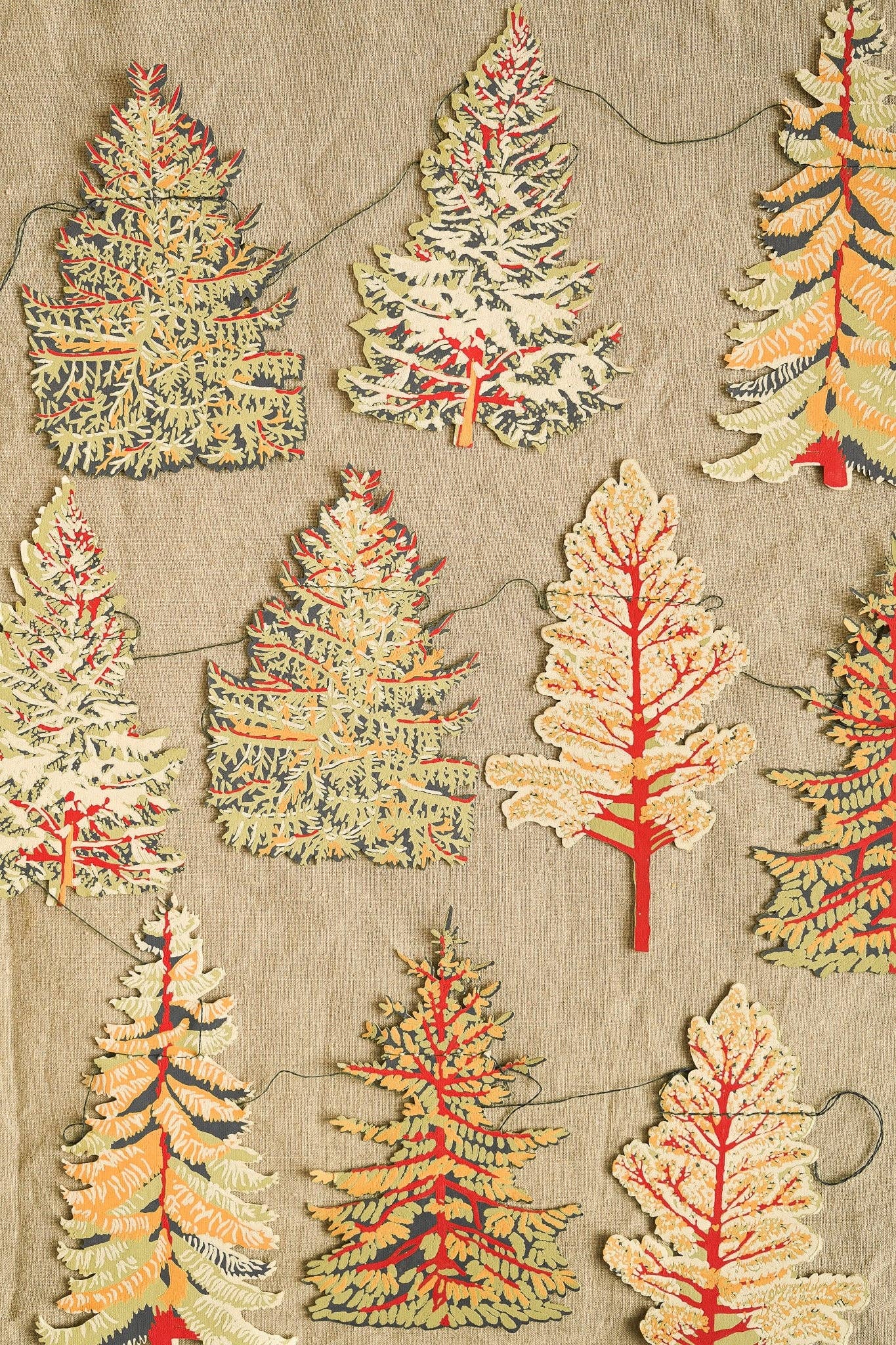 Wintry Forest Sewn Garland