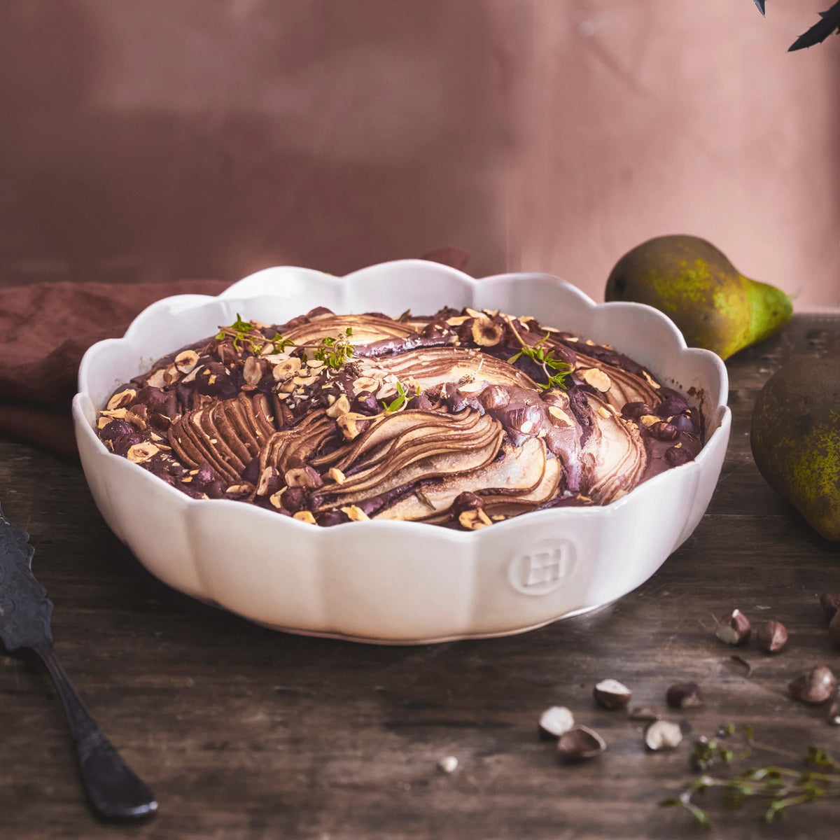 Madeleine Round Baking Dish | Clay