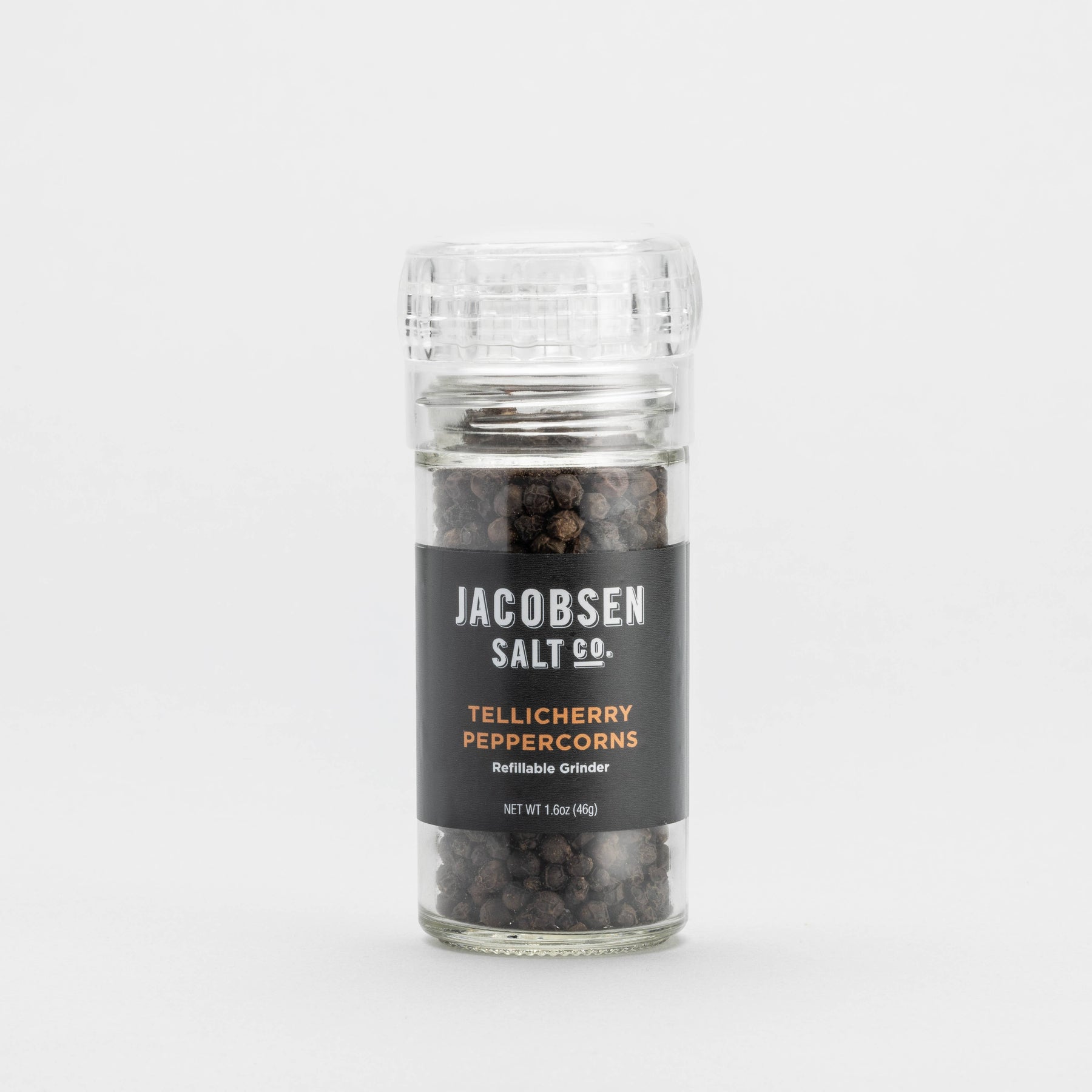 Tellicherry Peppercorn Grinder - Jacobsen Salt Co. - bluecashew kitchen homestead
