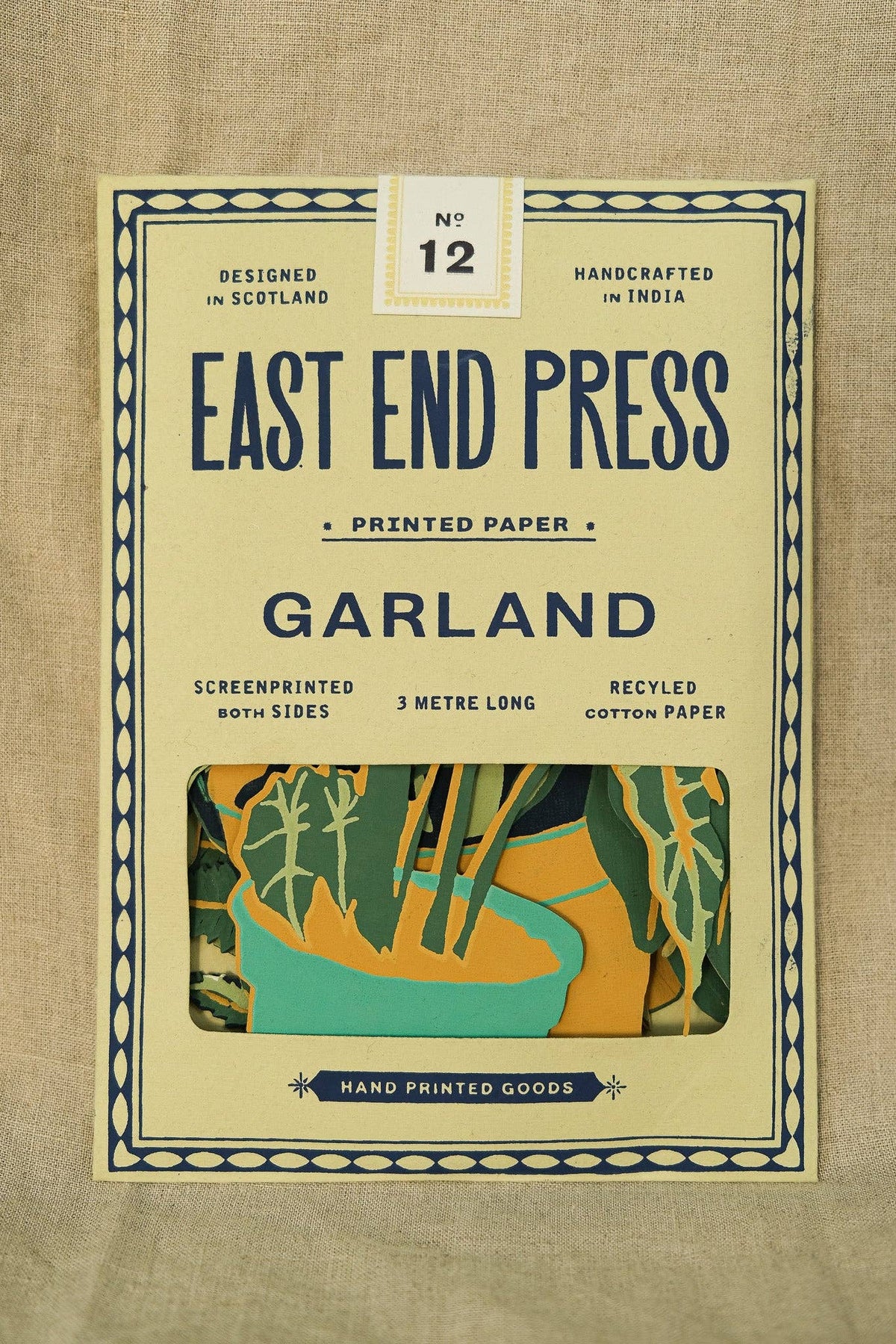 Houseplants Sewn Garland - East End Press - Bluecashew Kitchen Homestead