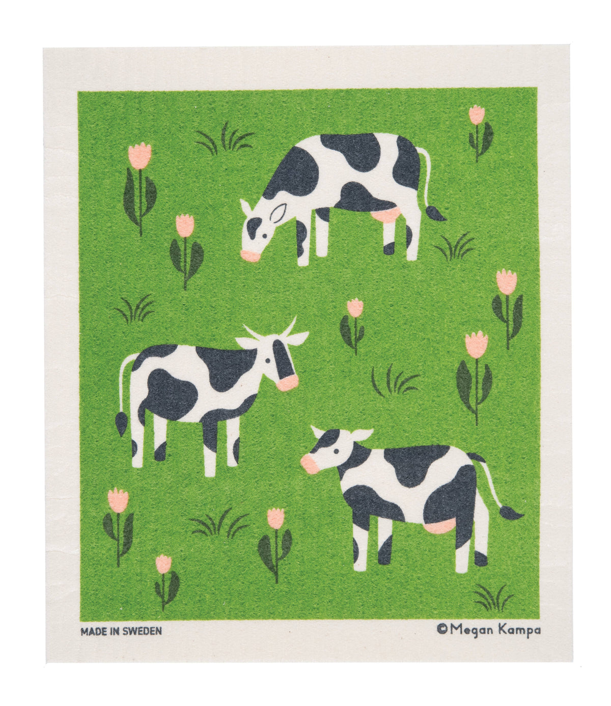 Swedish Dishcloth - MK Cows - Cose Nuove - bluecashew kitchen homestead