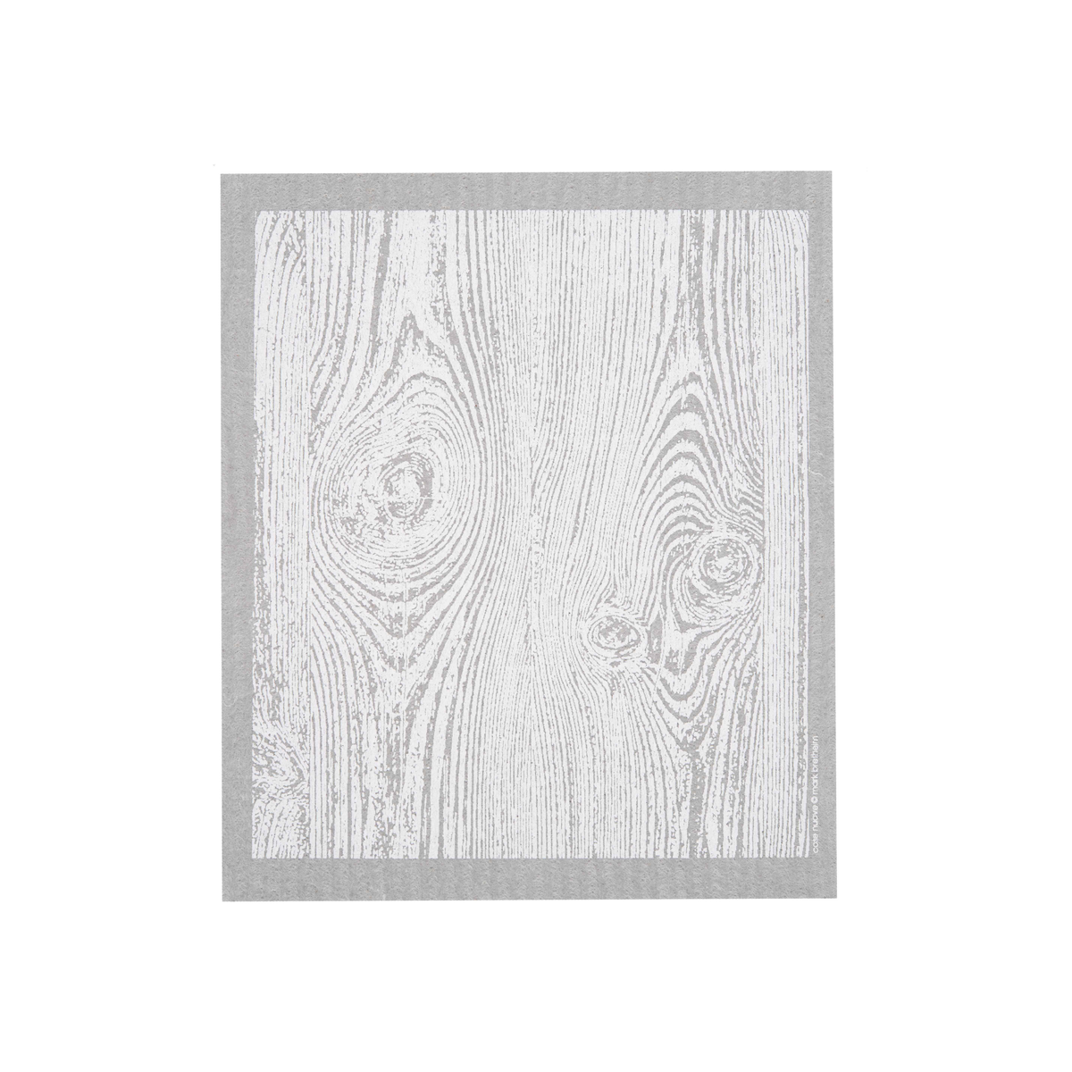 White Wood Grain Swedish Dishcloth