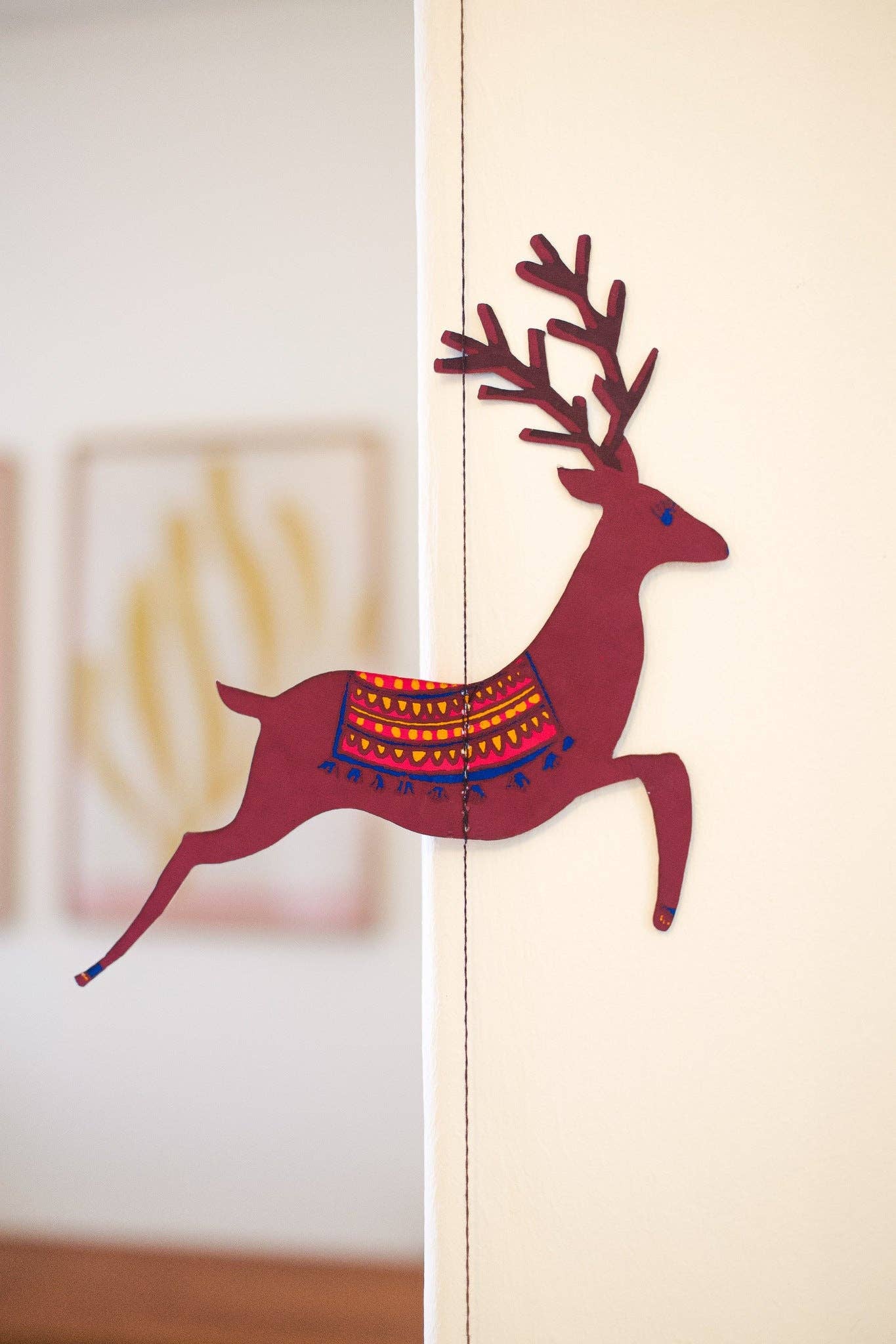 Reindeer Sewn Garland
