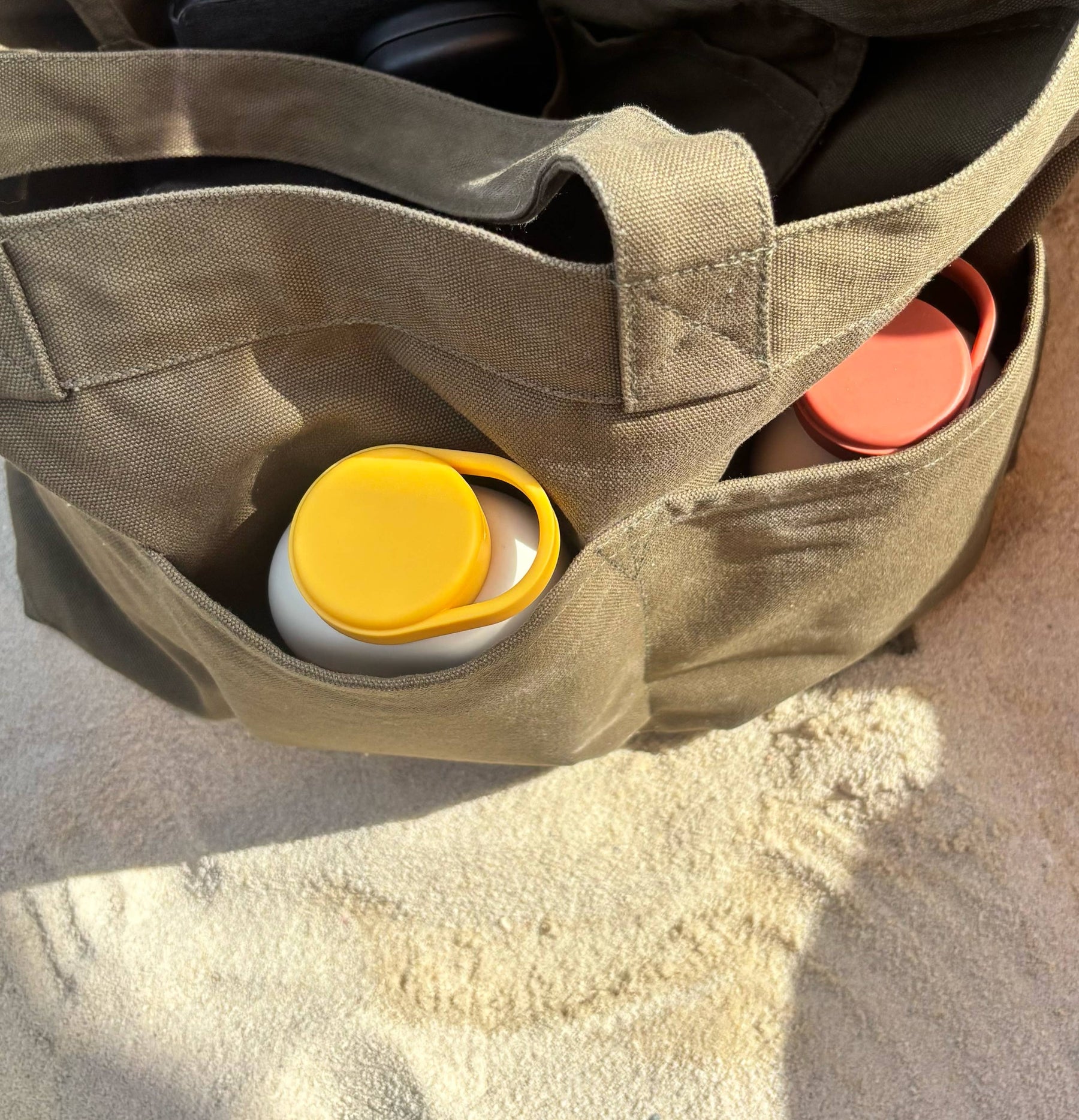 Slim Water Bottle | Ivory + Mimosa