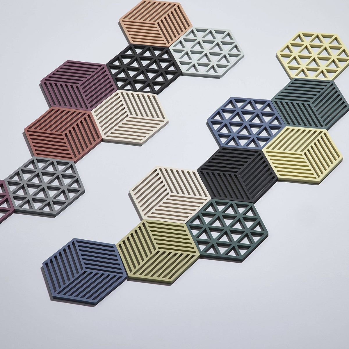 Hexagon Trivet | Olive Green