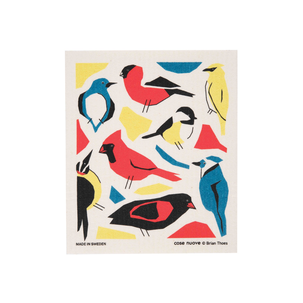 North American Birds Swedish Dishcloth