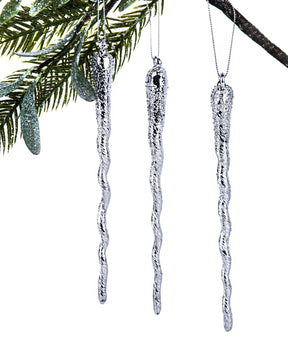 Glass Icicles (set of 4)