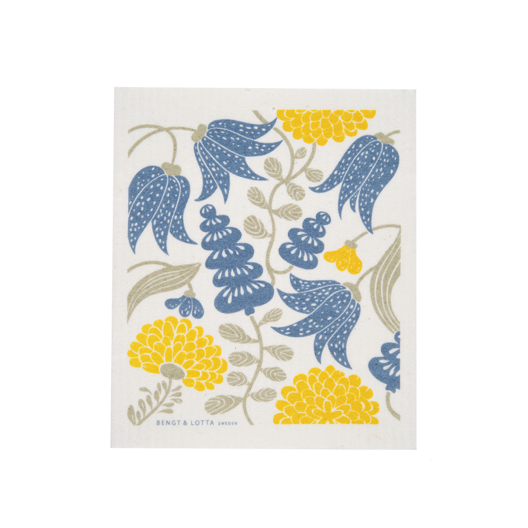 Lilies Swedish Dishcloth