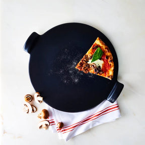Pizza Stone | Charcoal - emile henry - Bluecashew Kitchen Homestead